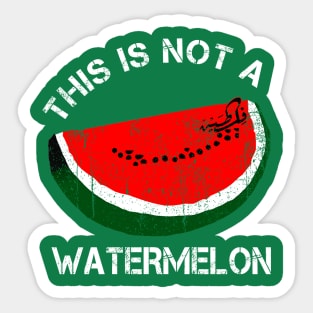 That Is Not A Watermelon Palestine Support Sticker